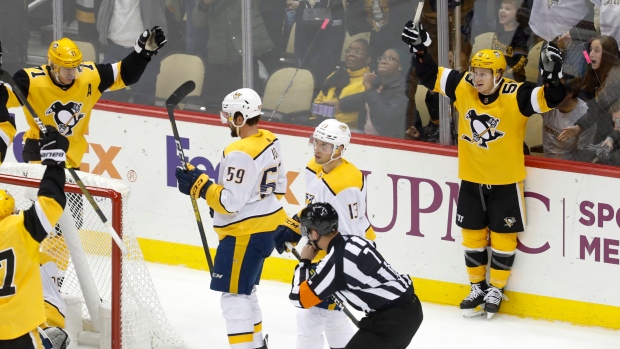 Pittsburgh Penguins celebrate