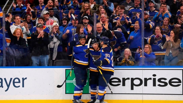 Schwartz scores twice, Blues beat Jets for 8th straight win Article Image 0