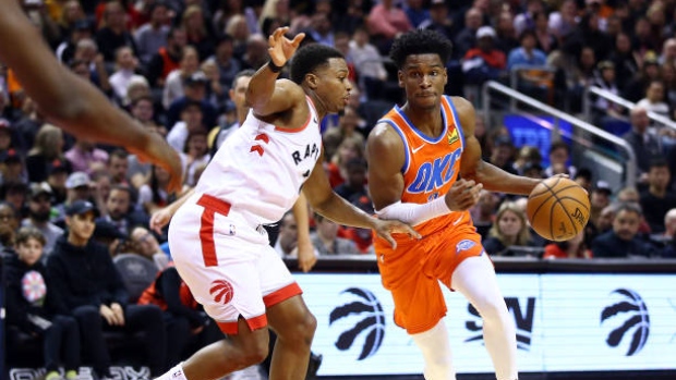 Shai Gilgeous-Alexander.and Kyle Lowry, Vaughn Ridley/Getty Images Shai Gilgeous-Alexander.and Kyle Lowry