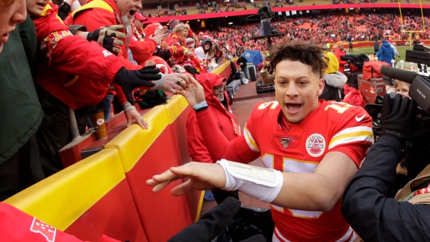Patrick Mahomes, The Canadian Press Patrick Mahomes