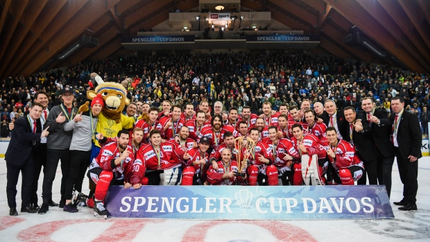 Canada celebrates Spengler Cup
