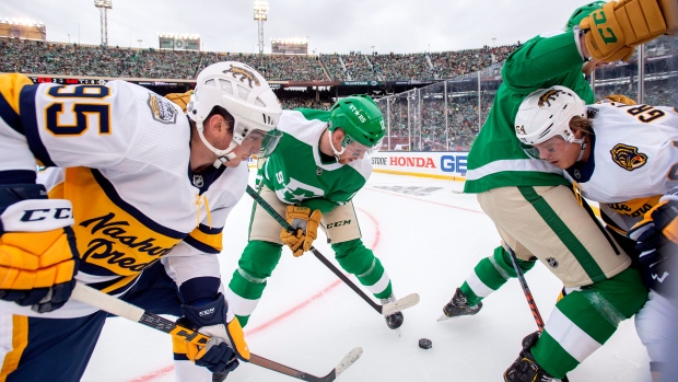 Stars vs. Predators at Winter Classic, The Canadian Press Stars vs. Predators at Winter Classic