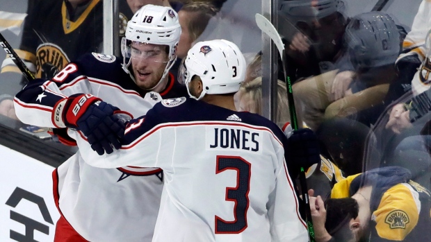 Pierre-Luc Dubois Seth Jones, The Canadian Press Pierre-Luc Dubois Seth Jones