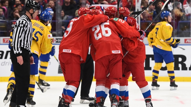 Ivan Morozov, Russia celebrate