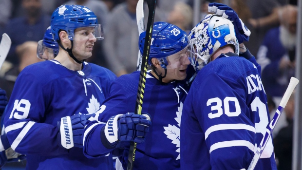 Toronto Maple Leafs celebrate