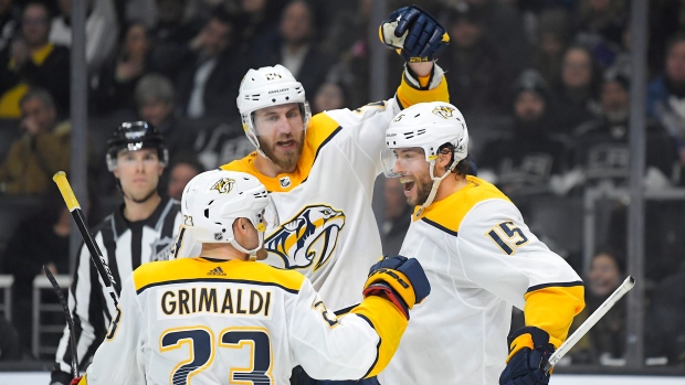 Nashville Predators celebrate 