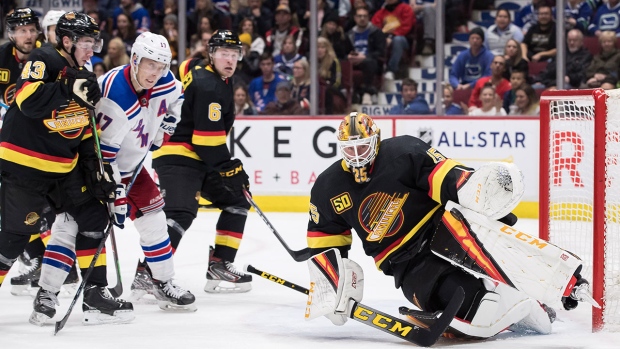Vancouver Canucks' Jacob Markstrom returns to net, puts on master class  against Rangers