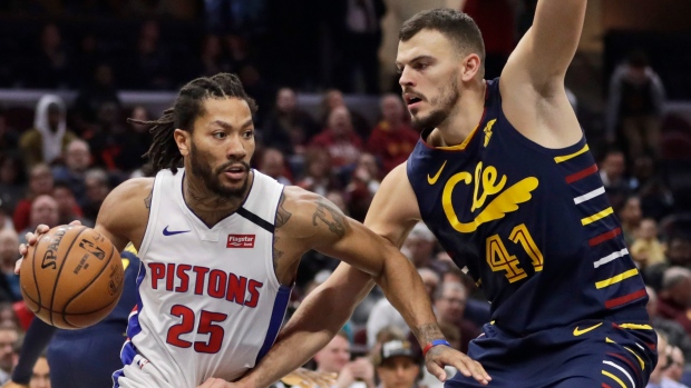 Derrick Rose, Ante Zizic, The Canadian Press Derrick Rose, Ante Zizic