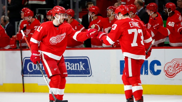 Filip Zadina, Adam Erne, The Canadian Press Filip Zadina, Adam Erne
