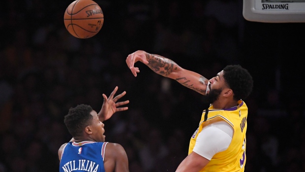 Anthony Davis and Frank Ntilikina, The Canadian Press Anthony Davis and Frank Ntilikina