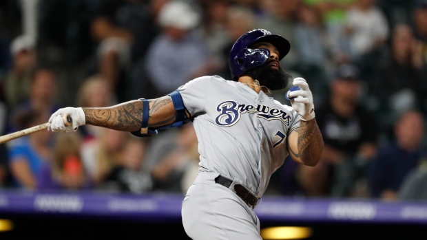 Eric Thames, The Canadian Press Eric Thames