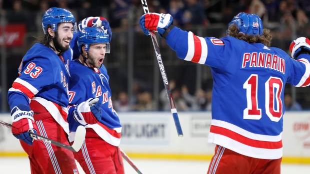 New York Rangers D Adam Fox is already pressuring Anthony DeAngelo