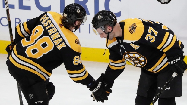 David Pastrnak, Patrice Bergeron