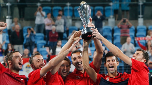Serbia Celebrates , The Canadian Press Serbia Celebrates