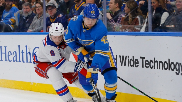 Ivan Barbashev and Jacob Trouba, The Canadian Press Ivan Barbashev and Jacob Trouba