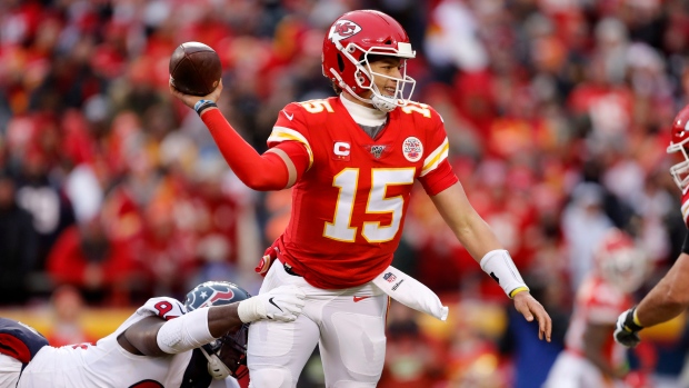 Patrick Mahomes (15), The Canadian Press Patrick Mahomes (15)