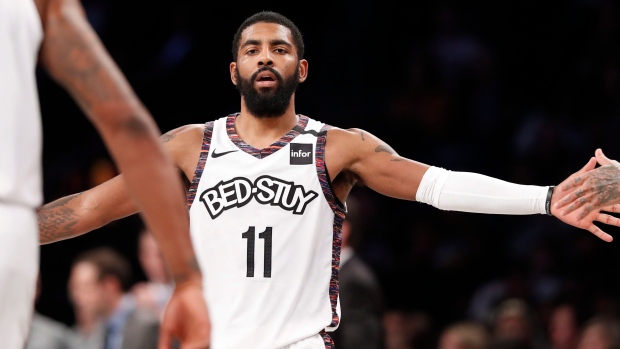 Kyrie Irving sits out 76ers game with a sore shoulder - The Boston