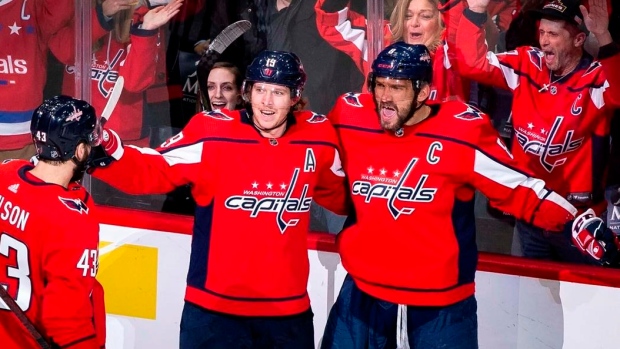 Washington Capitals celebrate