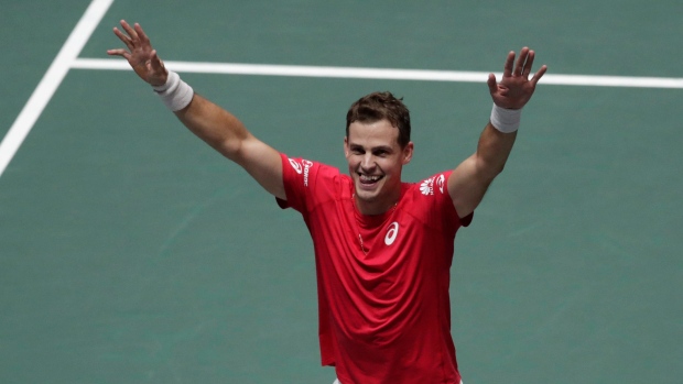 Vasek Pospisil , The Canadian Press Vasek Pospisil