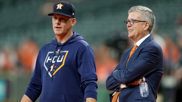 A.J. Hinch and Jeff Luhnow, Getty Images A.J. Hinch and Jeff Luhnow