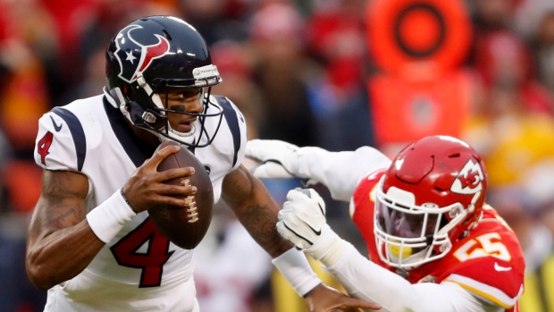 Deshaun Watson, Frank Clark, The Canadian Press Deshaun Watson, Frank Clark