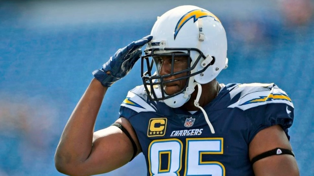 Antonio Gates, The Canadian Press Antonio Gates