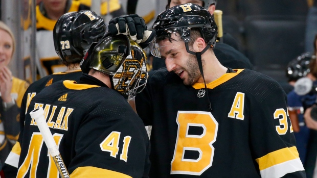 Patrice Bergeron Jaroslav Halak