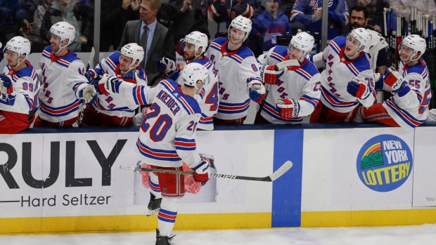 nhl scores new york rangers