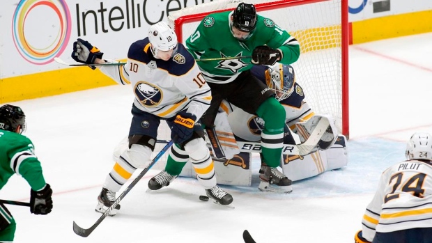 Dahlin breaks tie, Ullmark helps Sabres beat Stars 4-1 Article Image 0, The Canadian Press Dahlin breaks tie, Ullmark helps Sabres beat Stars 4-1 Article Image 0