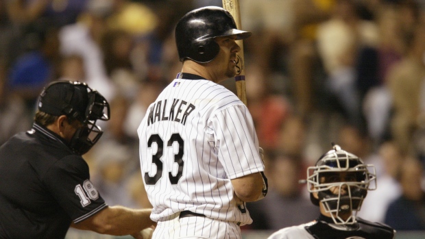 Larry Walker, Brian Bahr/Getty Images Larry Walker