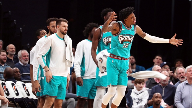 Memphis Grizzlies celebrate