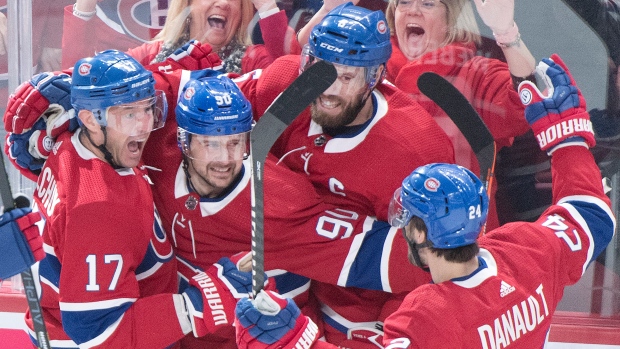 Montreal Canadiens celebrate