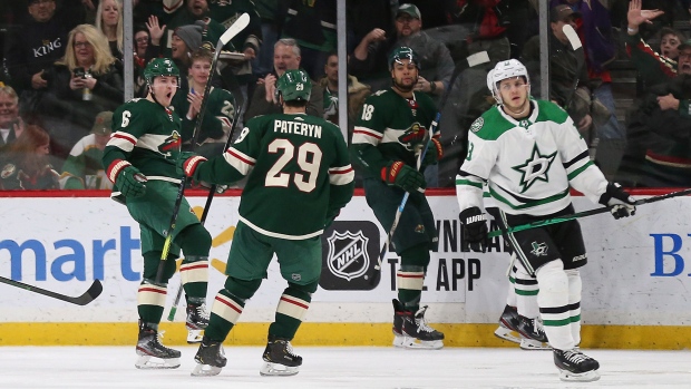 Minnesota Wild celebrate, The Canadian Press Minnesota Wild celebrate