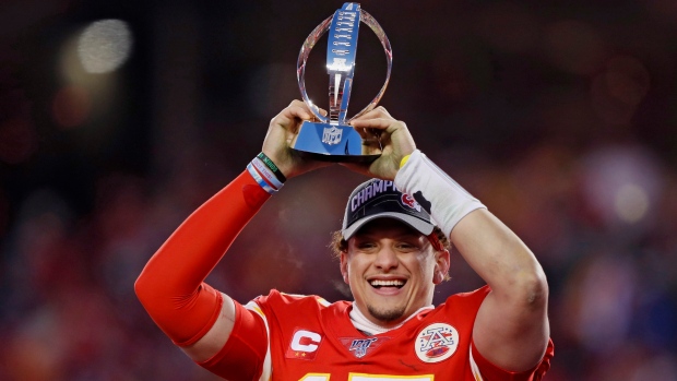 Patrick Mahomes, The Canadian Press Patrick Mahomes