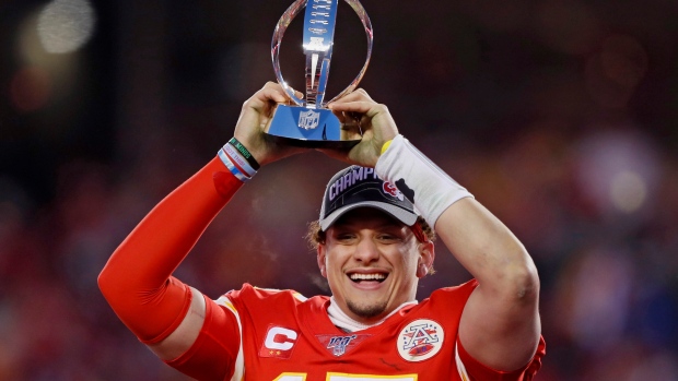 Patrick Mahomes, The Canadian Press Patrick Mahomes