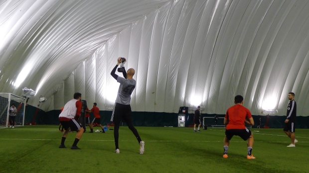 Toronto FC training, The Canadian Press Toronto FC training
