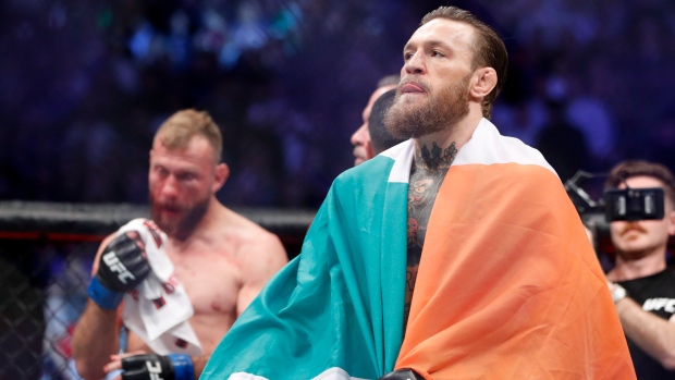 Conor McGregor Donald "Cowboy" Cerrone , The Canadian Press Conor McGregor Donald "Cowboy" Cerrone
