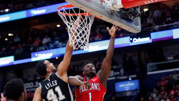 Zion Williamson, The Canadian Press Zion Williamson