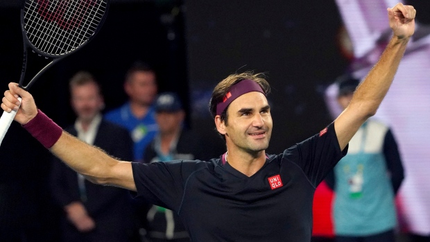 Roger Federer , The Canadian Press Roger Federer
