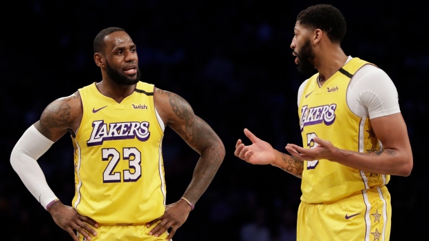 LeBron James Anthony Davis, The Canadian Press LeBron James Anthony Davis