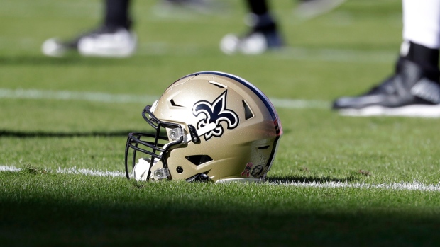 Saints helmet