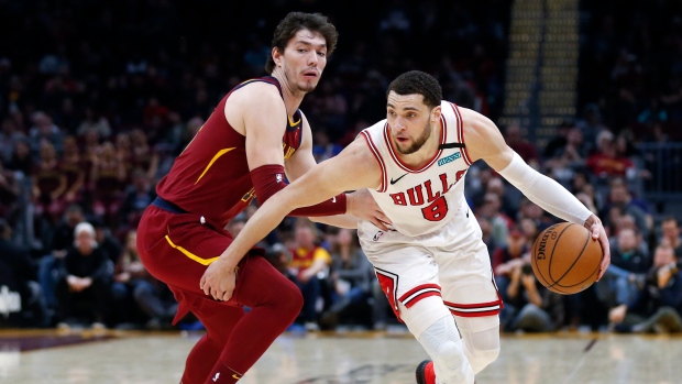 Cedi Osman Zach LaVine, The Canadian Press Cedi Osman Zach LaVine