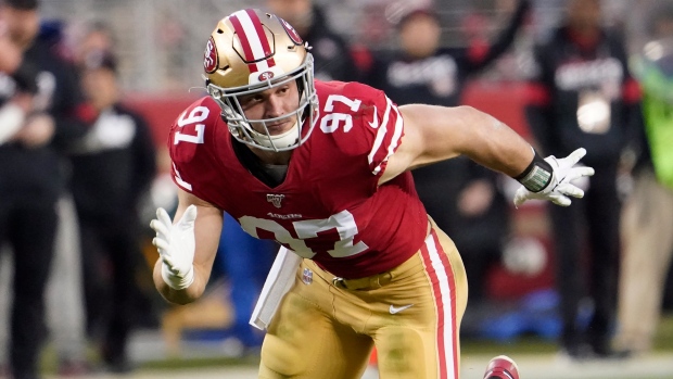 Nick Bosa, The Canadian Press Nick Bosa
