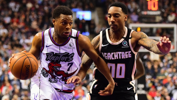 Kyle Lowry and Jeff Teague, The Canadian Press Kyle Lowry and Jeff Teague