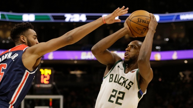 Khris Middleton, The Canadian Press Khris Middleton