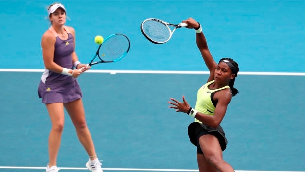 Caty McNally Coco Gauff , The Canadian Press Caty McNally Coco Gauff