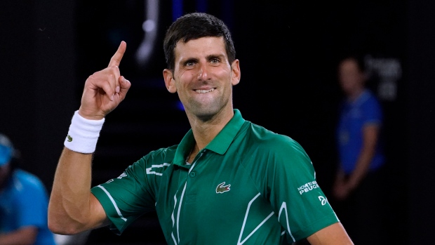Novak Djokovic, The Canadian Press Novak Djokovic
