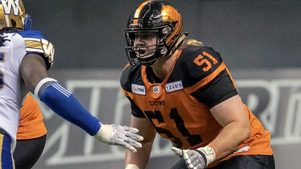 Peter Godber, BC Lions Peter Godber