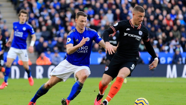 Jonny Evans, Ross Barkley, The Canadian Press Jonny Evans, Ross Barkley