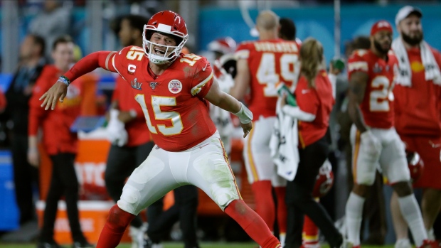 Patrick Mahomes, The Canadian Press Patrick Mahomes